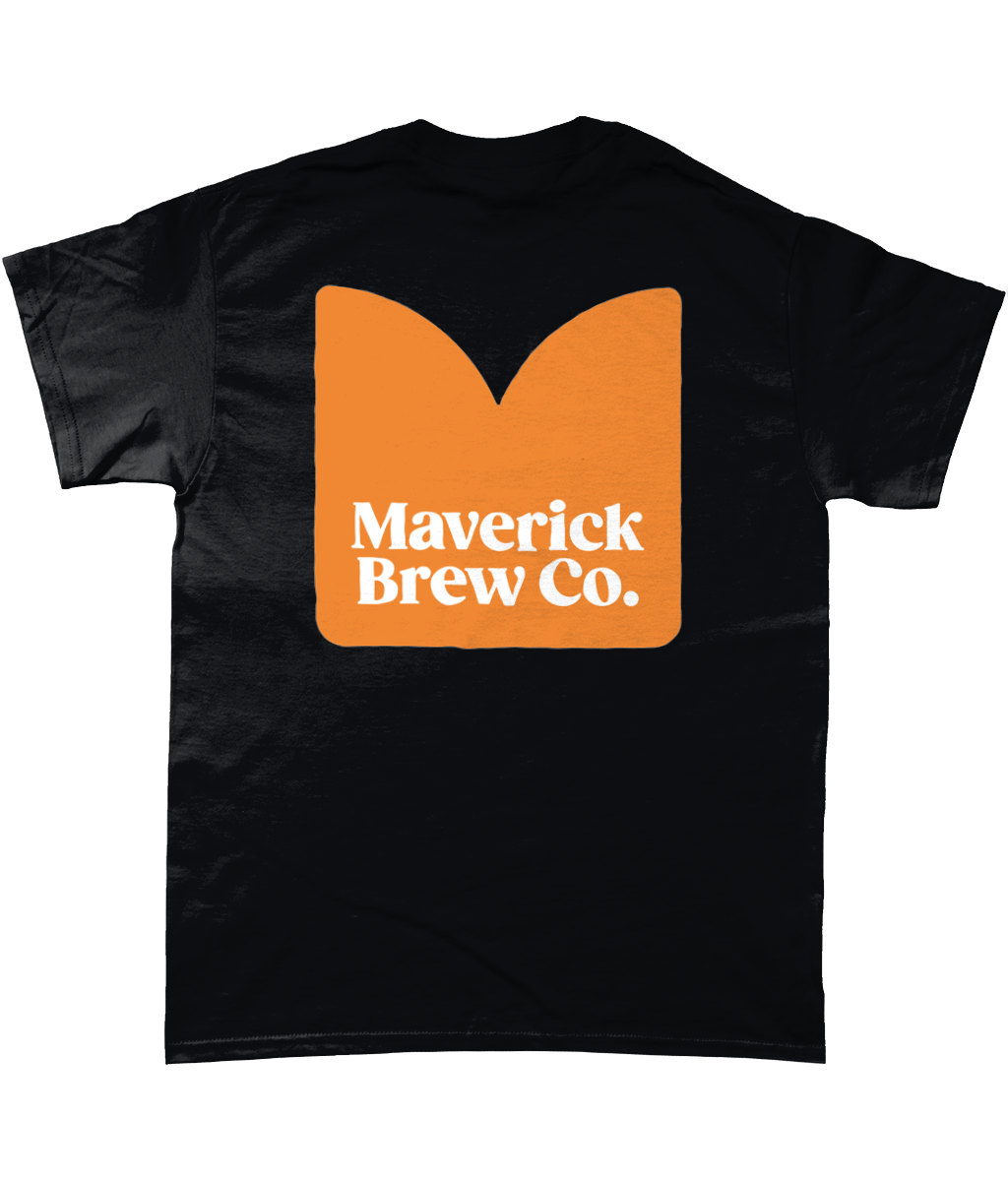 Gildan Heavy Cotton T-Shirt Maverick Brew Co (Orange) Unisex T-Shirt