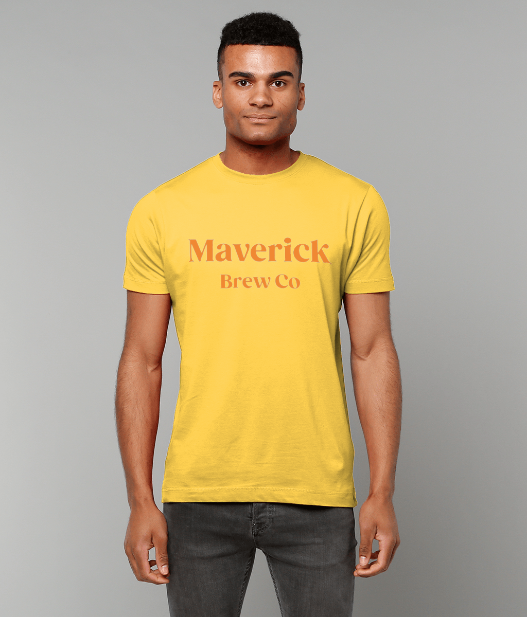 Gildan Heavy Cotton T-Shirt Maverick Brew Co (Orange) Unisex T-Shirt