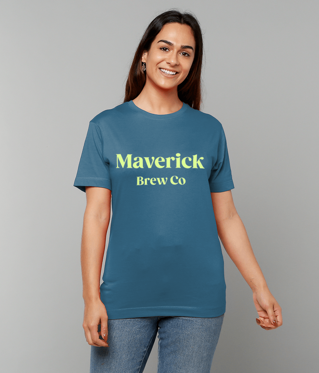 Maverick Brew Co (Green) Unisex T-Shirt - Single Print