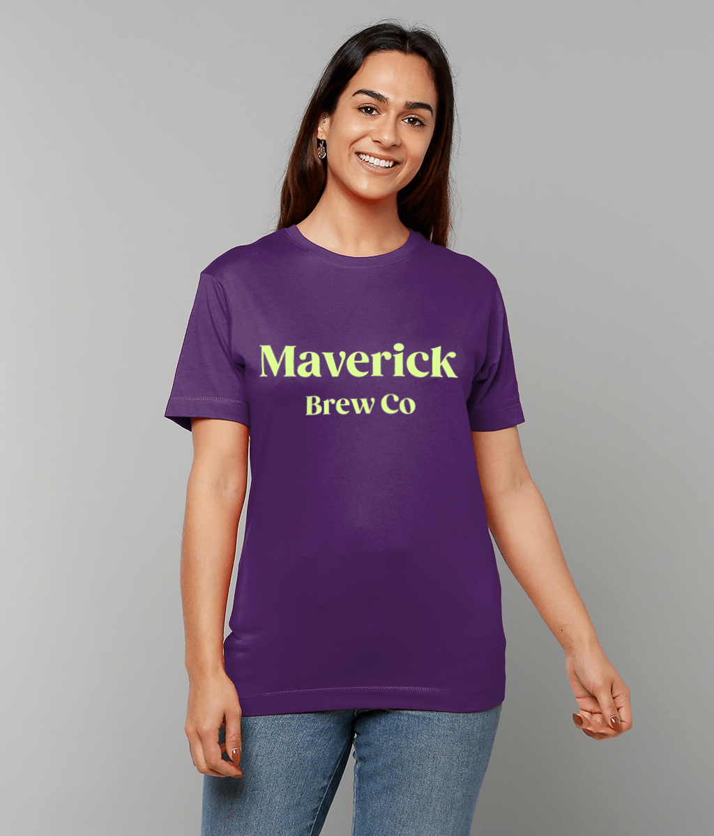 Maverick Brew Co (Green) Unisex T-Shirt - Single Print