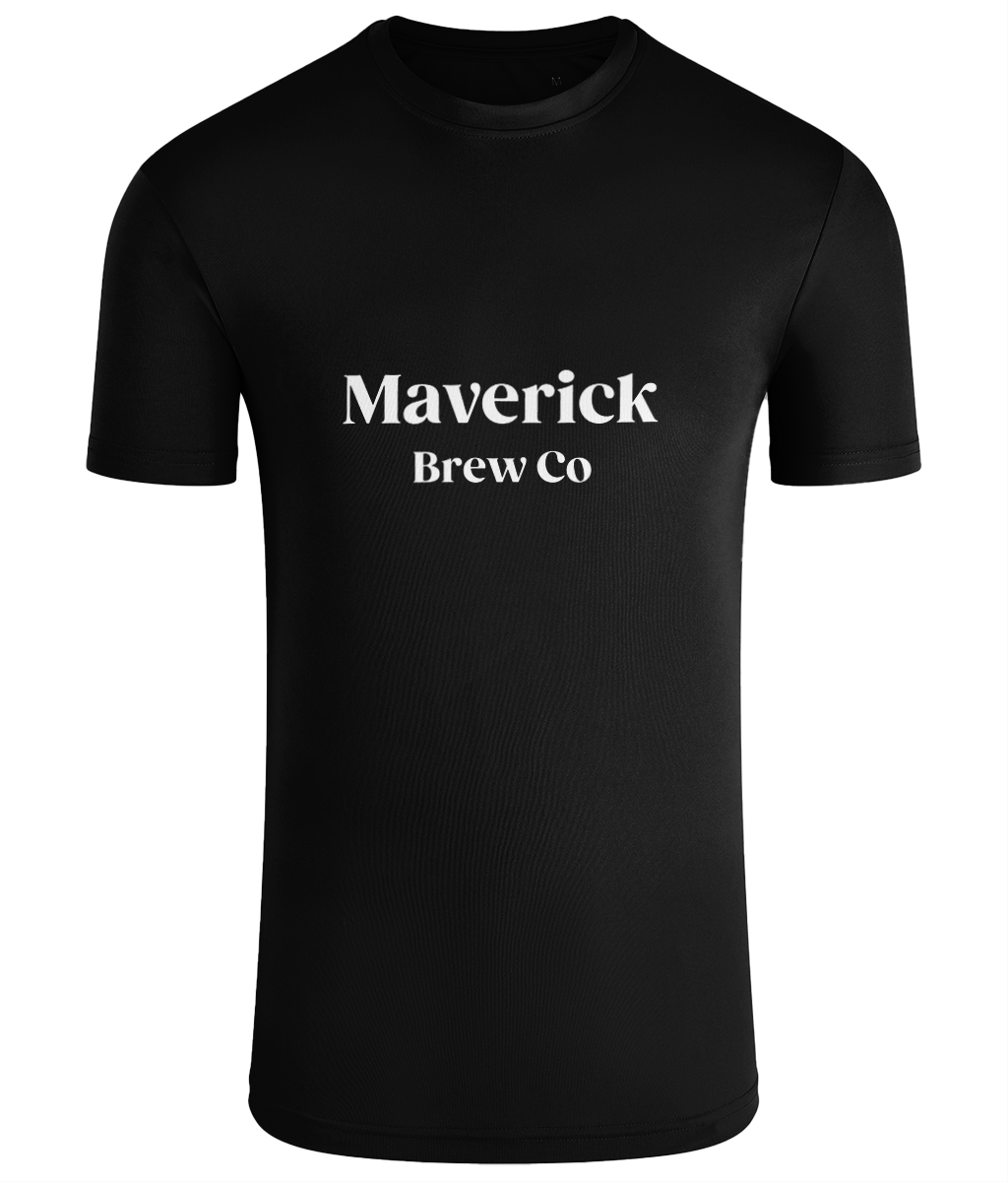 Maverick Brew Co (White) Unisex Performance T-shirt - I only do this for the beer