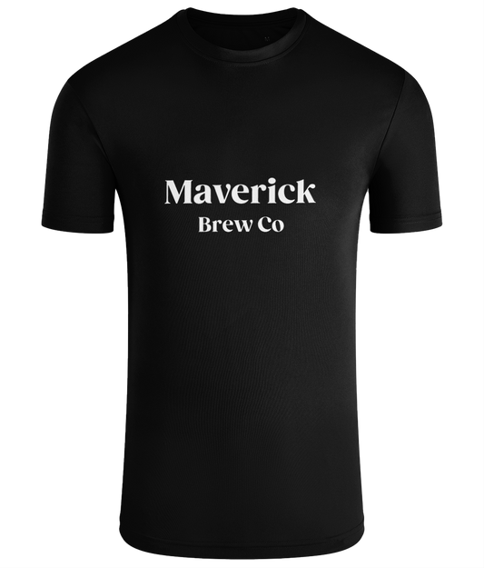 Maverick Brew Co (White) Unisex Performance T-shirt - I only do this for the beer