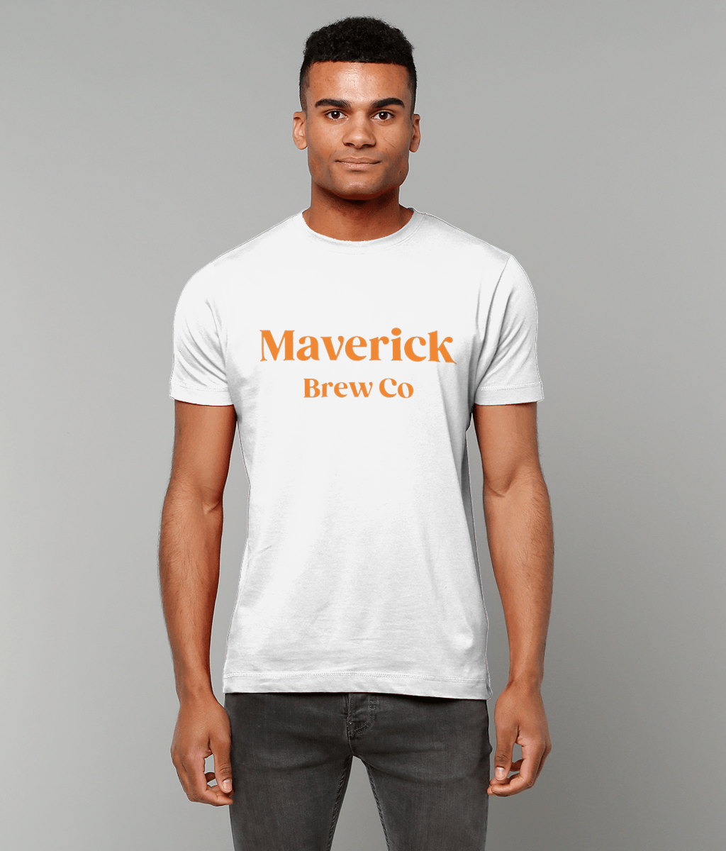 Gildan Heavy Cotton T-Shirt Maverick Brew Co (Orange) Unisex T-Shirt