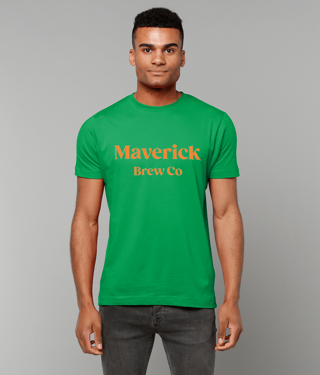 Gildan Heavy Cotton T-Shirt Maverick Brew Co (Orange) Unisex T-Shirt