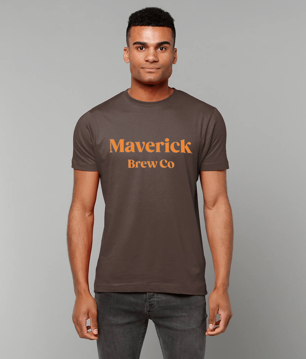 Gildan Heavy Cotton T-Shirt Maverick Brew Co (Orange) Unisex T-Shirt