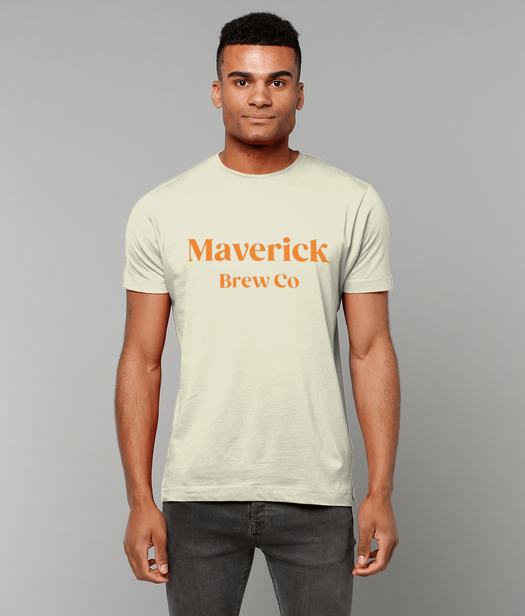 Gildan Heavy Cotton T-Shirt Maverick Brew Co (Orange) Unisex T-Shirt