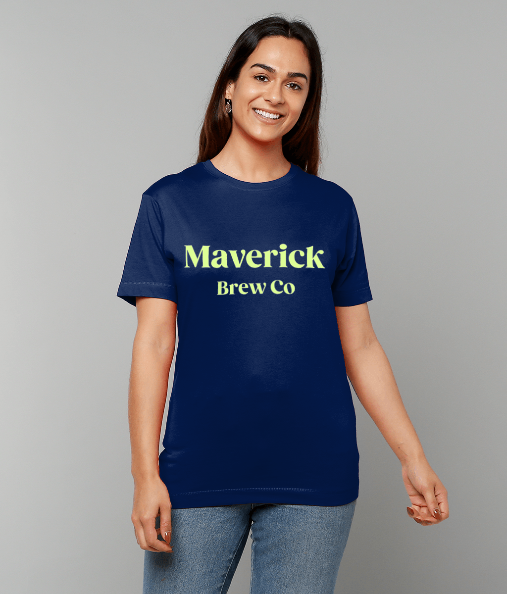 Maverick Brew Co (Green) Unisex T-Shirt - Single Print