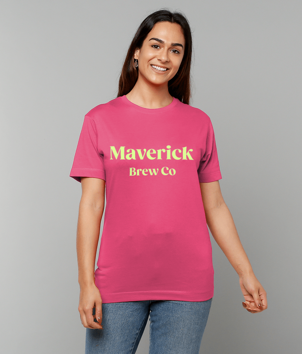 Maverick Brew Co (Green) Unisex T-Shirt - Single Print