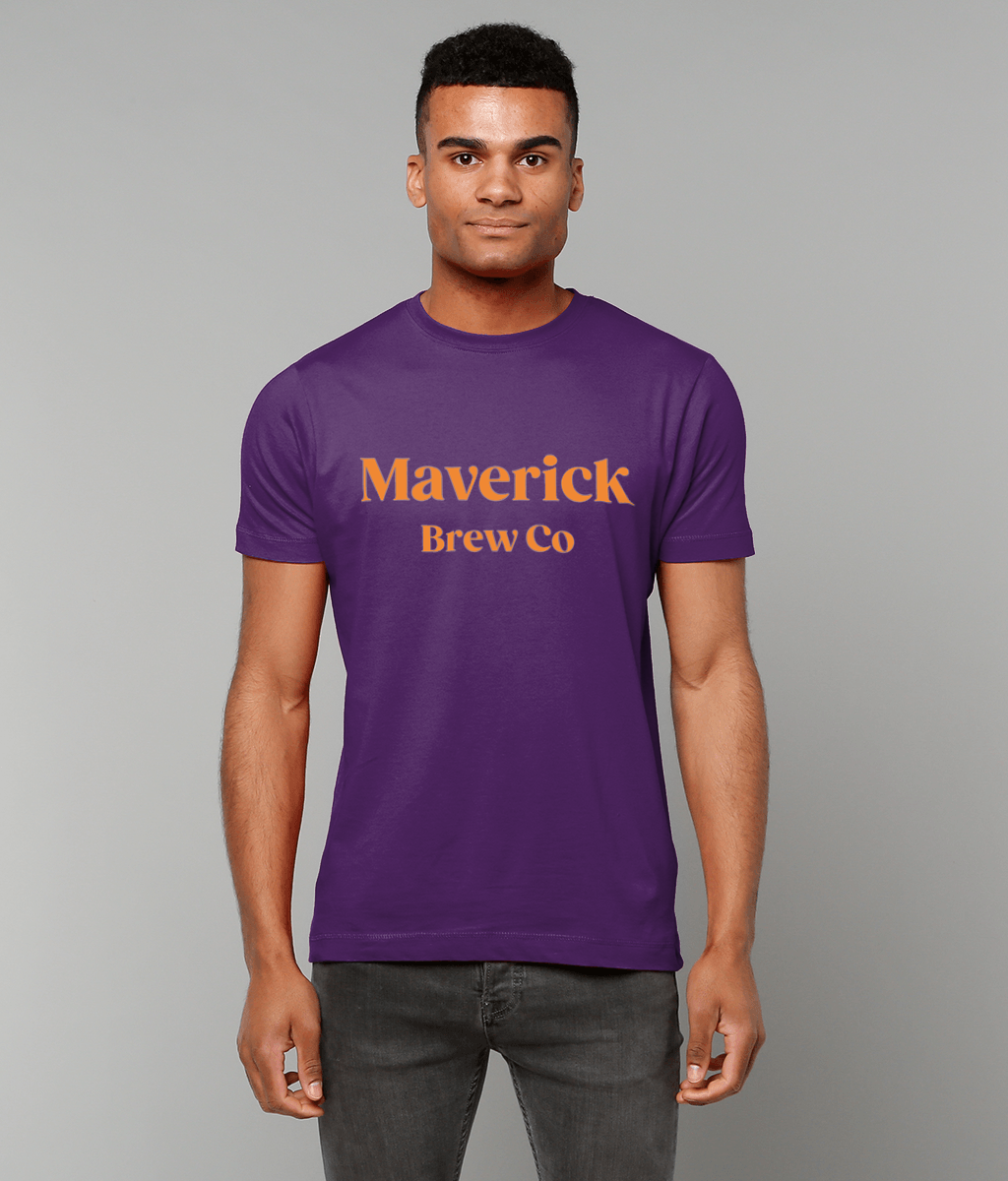 Gildan Heavy Cotton T-Shirt Maverick Brew Co (Orange) Unisex T-Shirt