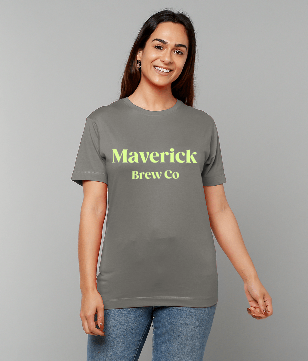 Maverick Brew Co (Green) Unisex T-Shirt - Single Print