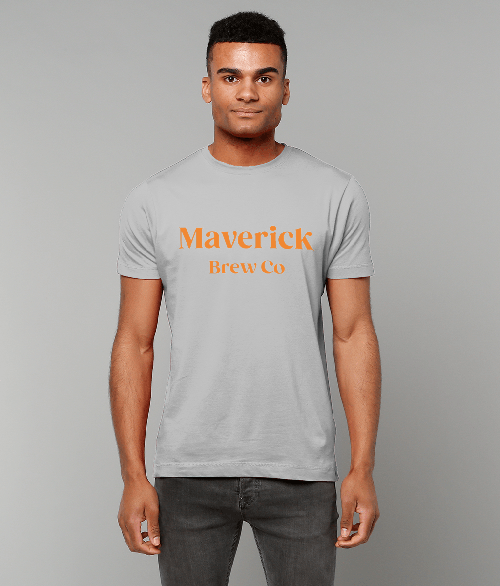 Gildan Heavy Cotton T-Shirt Maverick Brew Co (Orange) Unisex T-Shirt