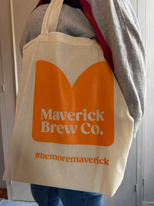 Maverick Brew Co Tote Bag - Bemoremaverick